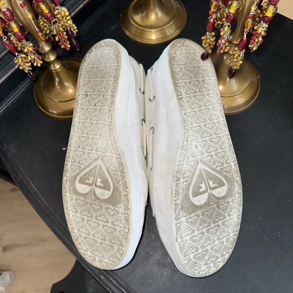 White Roxy top siders size 8 - Picture 7 of 7